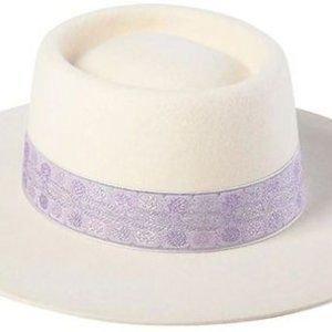 Lack of Color Lavender Lolita Wool Hat in Ivory (White)